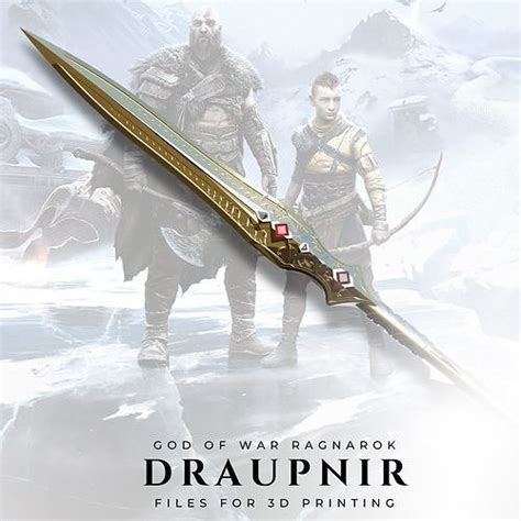 Draupnir Spear from God of War Ragnarok 3D model 3D printable | CGTrader