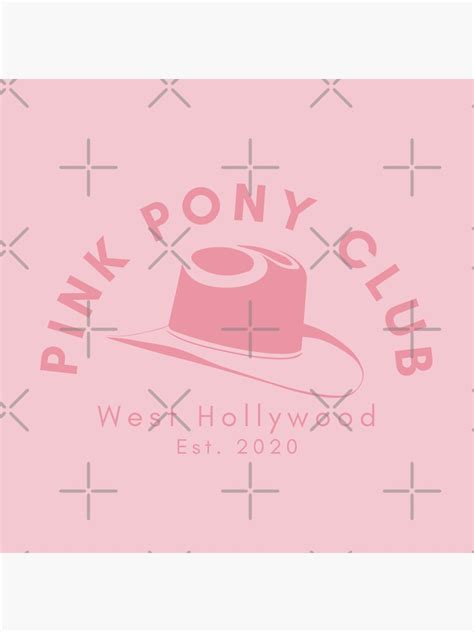 "Pink Pony Club" Sticker for Sale by dedick | Redbubble