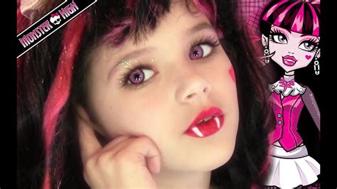 Draculaura Monster High Doll Costume Makeup Tutorial for Halloween or ...