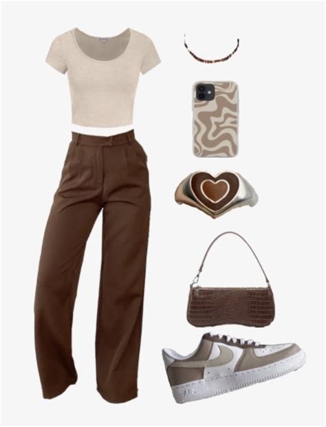 shades of brown outfit inspo | Brown outfit, Brown pants outfit, Teen ...