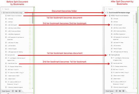 Split document by bookmarks | Casedo | Work Better