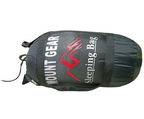 Polyester Grey And Black Mount Gear Light Weight Sleeping Bags, Size ...