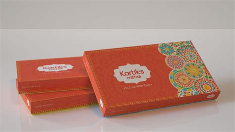 Sweet box packaging for karthik mithai shoppe in banglore