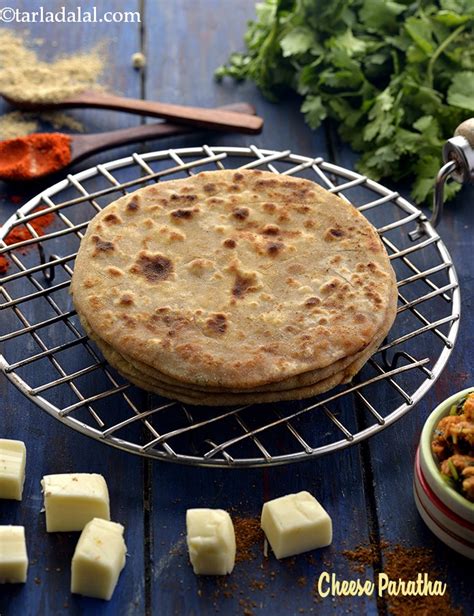 Cheese Paratha recipe | Cheese Paratha with whole wheat flour | healthy ...