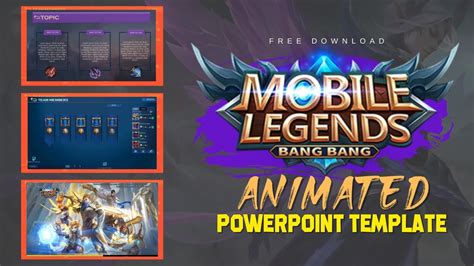 Free Powerpoint Presentation Template Mobile Legends Inspired For Cot ...