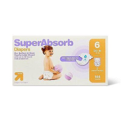 Disposable Diapers Economy Pack - Size 6 - 144ct - up & up | eBay