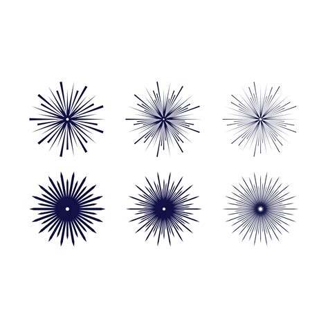 Sunburst vector set 2781169 Vector Art at Vecteezy