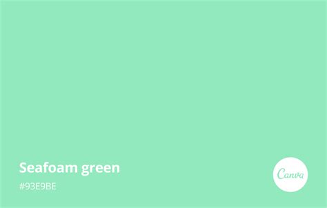 Everything about the color Seafoam Green