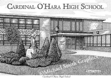 Cardinal OHara High School | Wall Art Print | Michael Smith Graphics