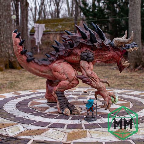 Tarrasque Massive Miniature Painted - Etsy