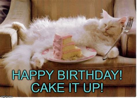 Birthday Fat Cat - Imgflip