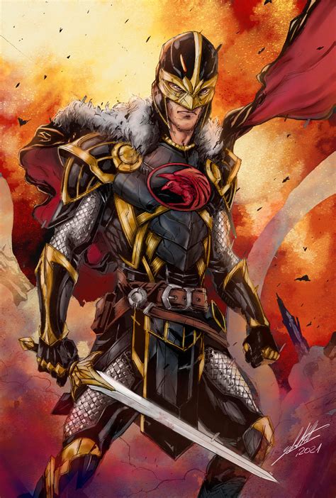 black knight marvel GB by BarisonziArt on DeviantArt