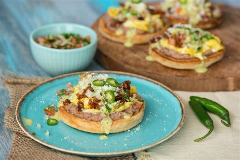 Breakfast Sopes - Nibbles and Feasts