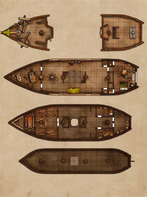 17 Dnd Ship Map | Fantasy map, Ship map, Tabletop rpg maps