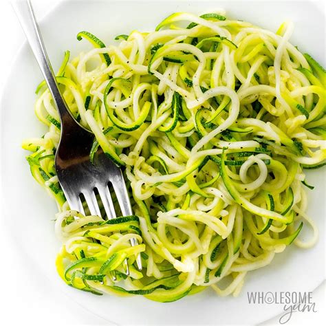 Zucchini Noodles Recipe (Zoodles) - Wholesome Yum