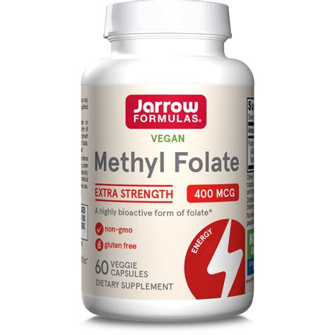 ジャロウフォーミュラズ メチル葉酸 400mcg 60粒 Jarrow Formulas Methyl Folate サプリ サプリメント ...