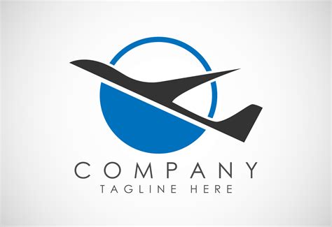 Airplane aviation vector logo design concept. Airline logo plane travel ...