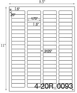 1 2 X 1 3 4 Label Template