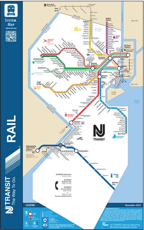 Official Map: New Jersey Transit Rail System This... - Transit Maps