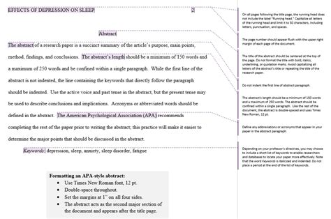 APA Abstracts - Writing Commons