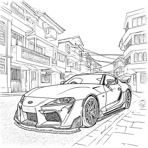 Printable Supra Coloring Pages Free For Kids And Adults