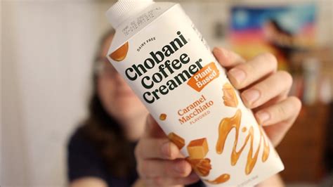 Chobani coffee creamer Caramel macchiato Plant-based coffee creamer ...