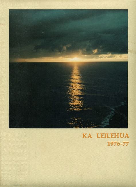 1977 yearbook from Leilehua High School from Wahiawa, Hawaii