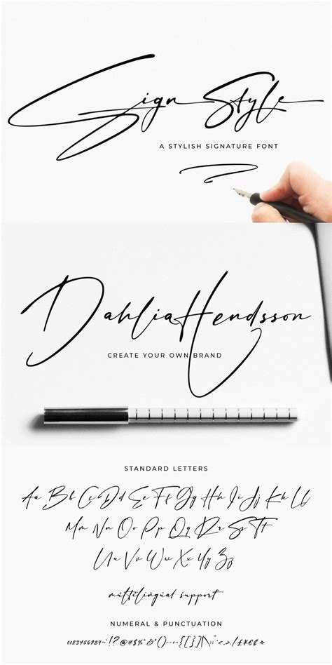 Sign Style – Elegant Signature Font, a Script Font by RedyStudio ...