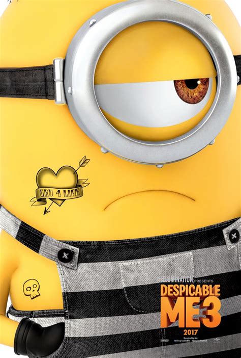 Nuevos posters de “Mi villano favorito 3” - minions con tatuajes ...