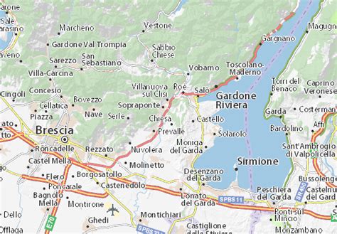 MICHELIN Limone map - ViaMichelin