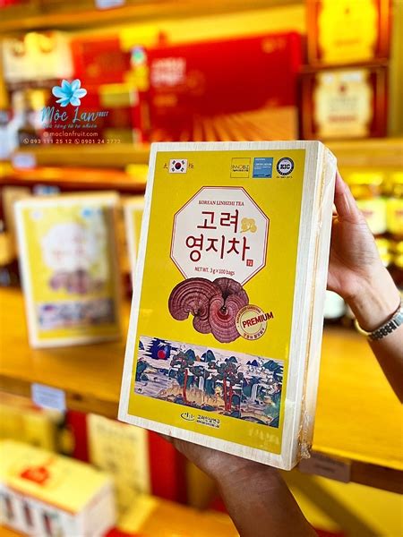 Trà Linh Chi Hàn Quốc 100 Gói (Korean Linhzhi Tea) - MỘC LAN FRUIT