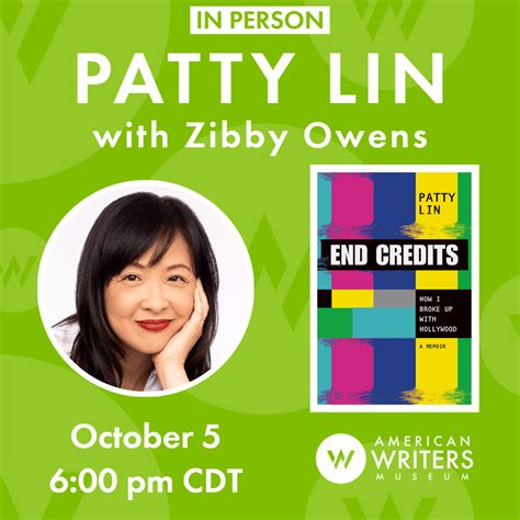 Patty Lin: "End Credits: How I Broke Up with Hollywood" (IN PERSON)