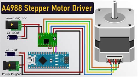 A4988 Tutorial | Control NEMA17 Stepper Motor with A4988 Stepper Motor ...