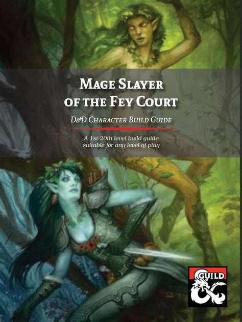 Mage Slayer Character Build Guide - Dungeon Masters Guild ...