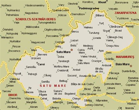 Satu Mare Map