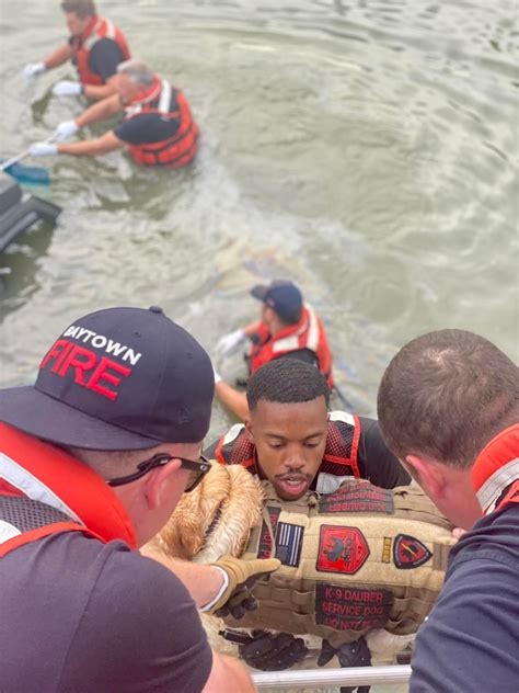 Baytown Local 1173 Members Rescue Man and Service Dog - IAFF