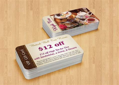 Gift Card Design for Restaurants | Custom Design in Delaware Graphic ...