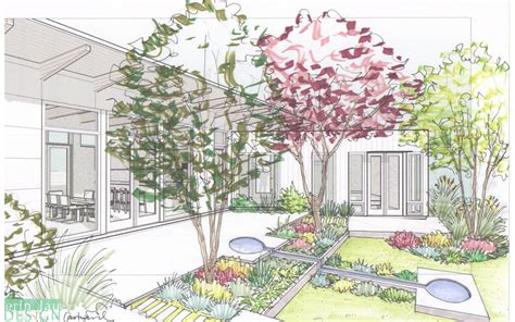 Landscape Architecture Perspective Drawing