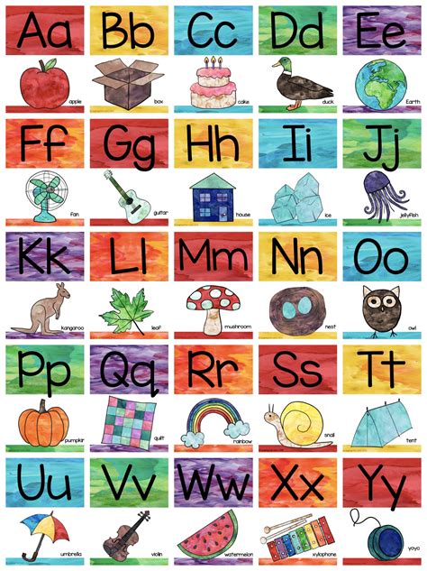 Alphabet Printable Poster - Printable Word Searches