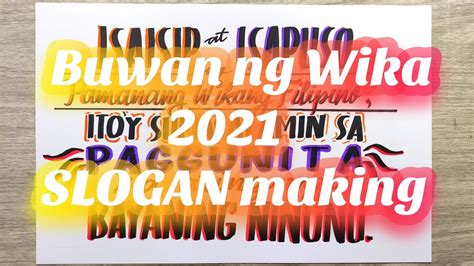 Slogan Para Sa Buwan Ng Wika 2021