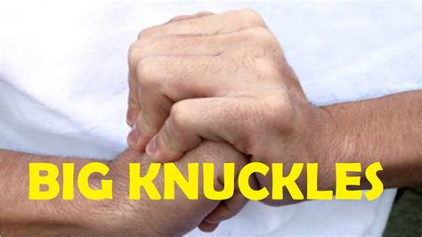 how to get rid of big knuckles - YouTube