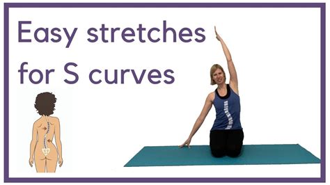 Two easy stretches for s curve scoliosis - YouTube