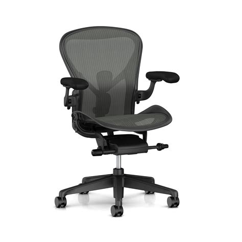 Buy Herman MillerAeron Ergonomic Chair - Size C, Graphite Online at ...