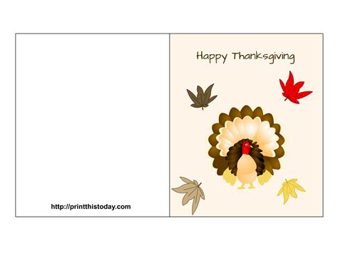 Printable Thanksgiving Cards Free