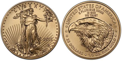 2021 $25 Gold Eagle - Type 2 (Regular Strike) Gold Eagles - PCGS CoinFacts