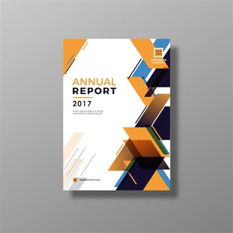 Free Vector | Modern annual report design