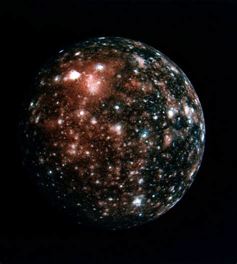 Callisto Moon Of Jupiter Surface