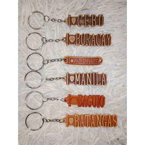 1pc Keychain Cebu Manila Philippines Baguio Batangas Boracay Davao ...