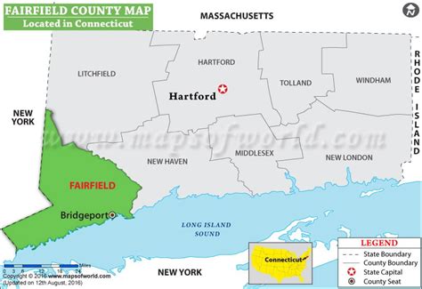 Fairfield County Map