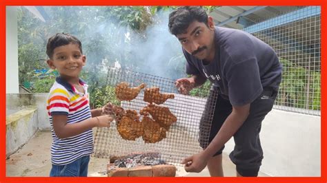 BUTTER ALFAM CHICKEN MAKING WITH MY SON|Al Faham Charcoal Grilled ...